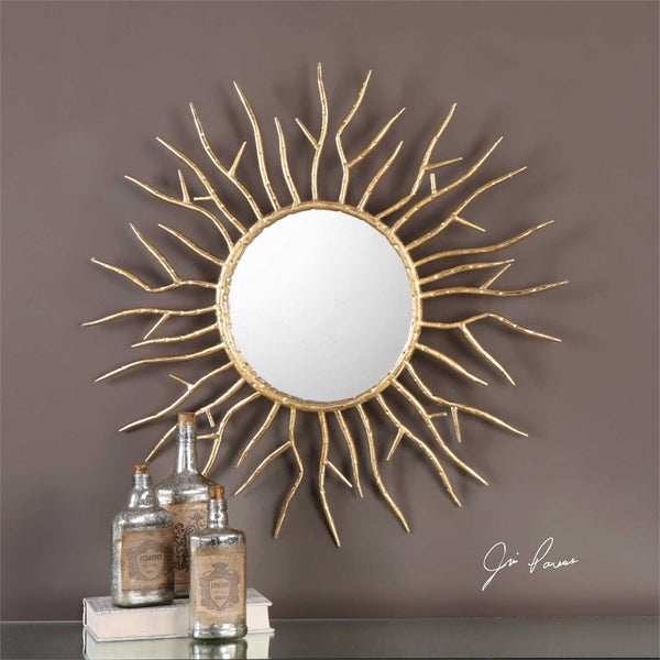 Astor Gold Starburst Mirror