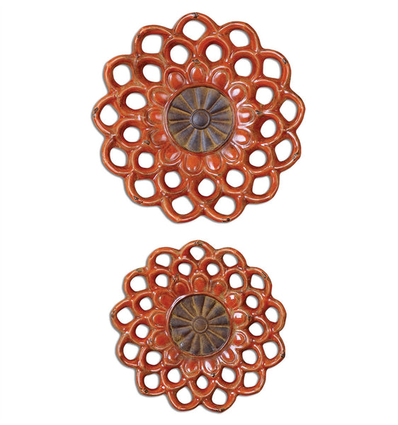 Carilla Wall Medallions, Set of 2