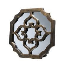 Decorative Bronze Sectioned Mirror