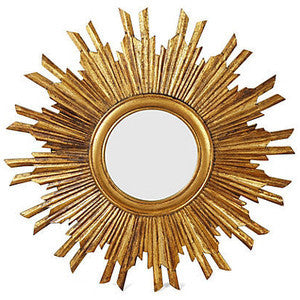 Classic Golden Arrows Sunburst Mirror Set