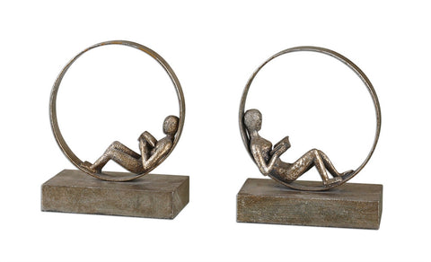 The Bibliophile, Set of 2 Bookends