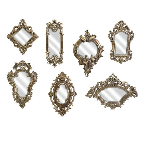 Ornate Victorian Inspired Mirrors Set