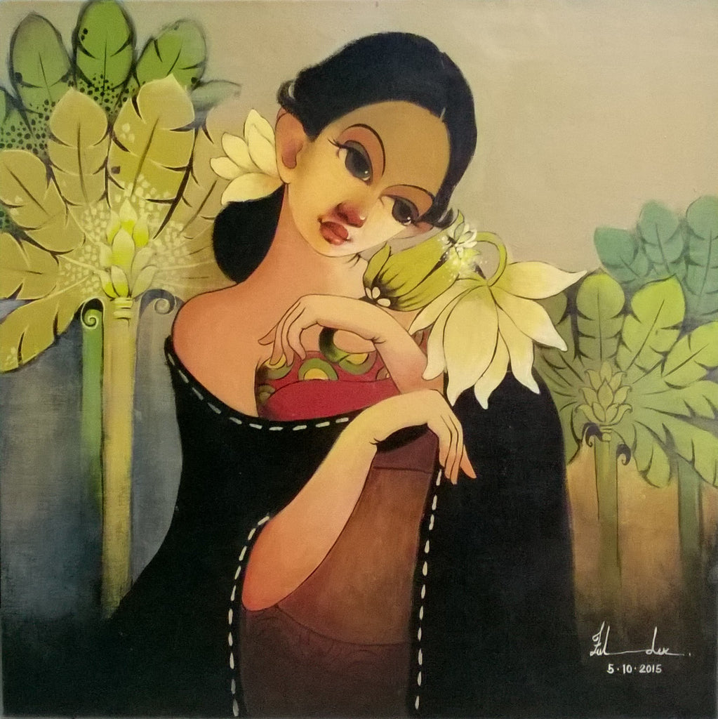 LADY WITH FLOWER, RENUKA FULSOUNDAR