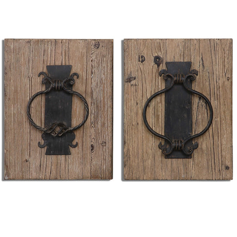 Rustic Door Knockers, Set of 2
