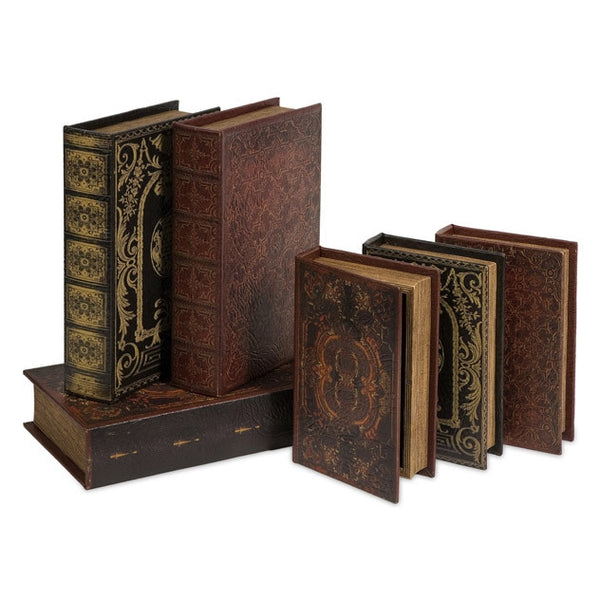 The French Gild Antique Book Box Collection, Set of 2