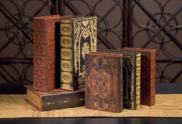 The French Gild Antique Book Box Collection, Set of 2