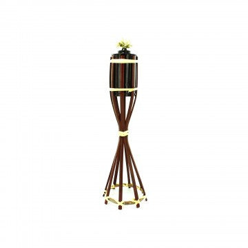 Polynesian Wicker Tiki Torch